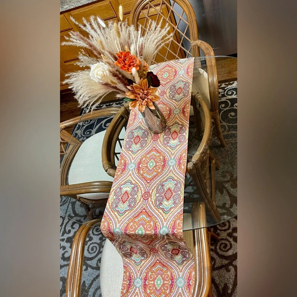 Pier 1 Imports Paisley Table Runner 72”